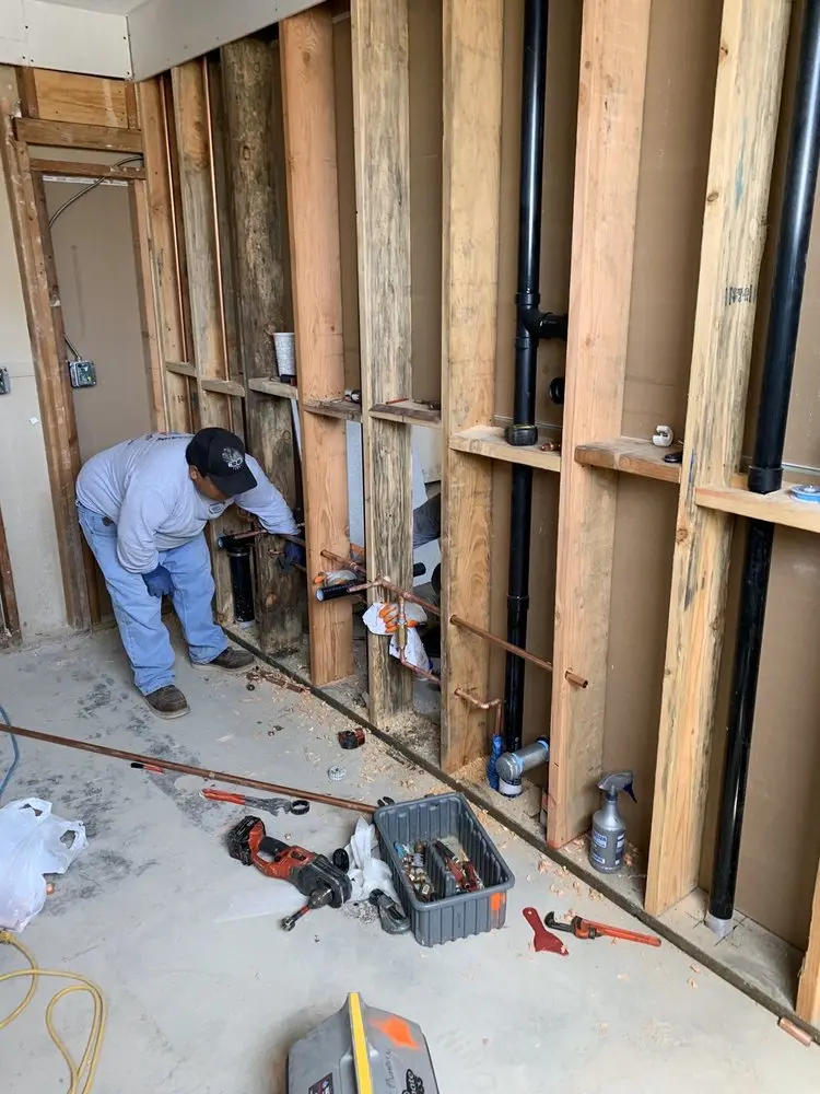 Commercial rough-in plumbing for Water Heater Replacement in Florence